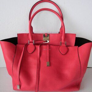 (d) MICHAEL KORS COLLECTION LARGE PINK MIRANDA LEATHER TOTE $1195.